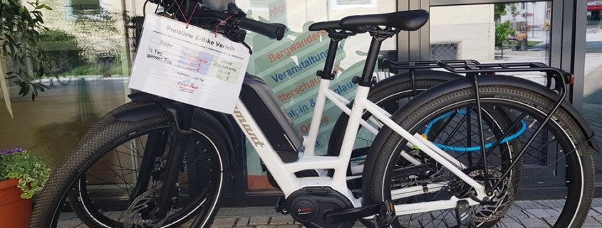 E-Bikes Verleihstation Tourist-Information Kiefersfelden
