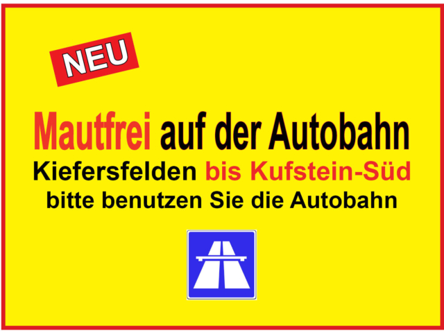 Mautfrei auf der Autobahn bleiben