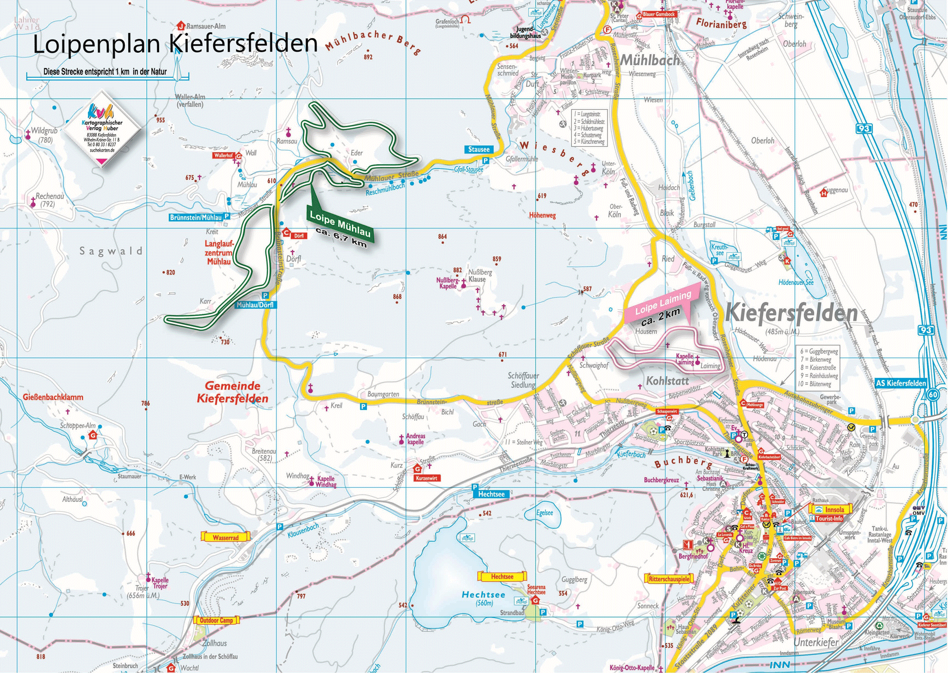 Loipenplan Kieferfelden