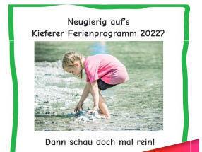 Kinderferienprogramm 2022 – Restplätz buchbar