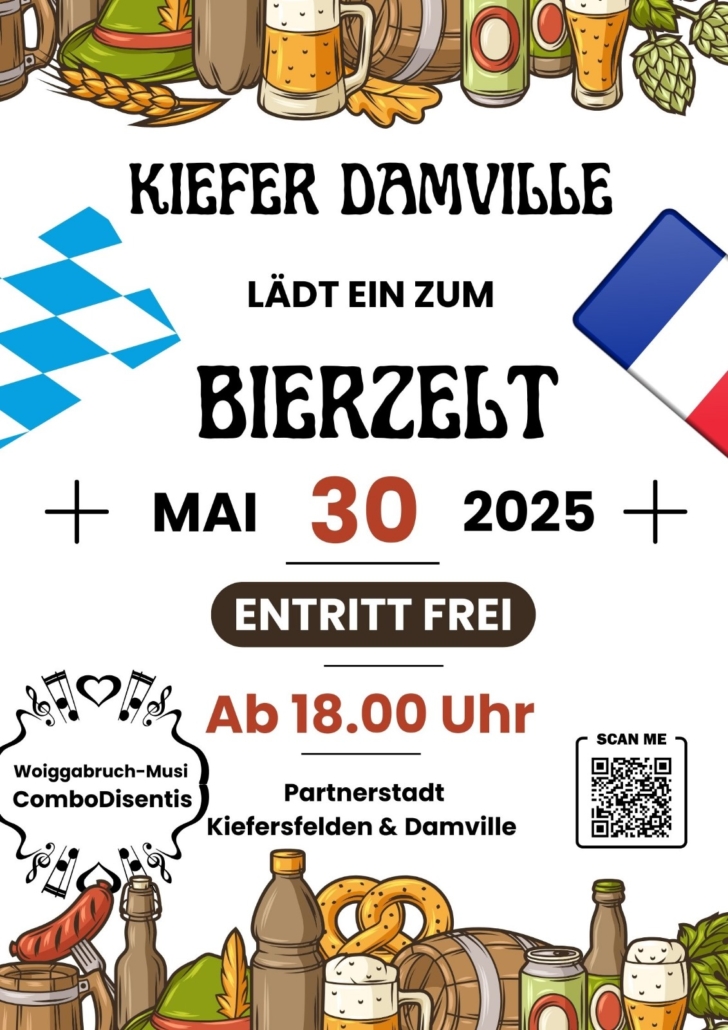 Kiefer Damville lädt ein zum Bierzelt