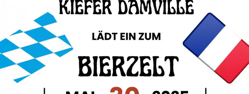 Kiefer Damville lädt ein zum Bierzelt